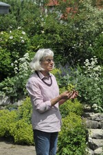 Gartenbesitzerin Marianne Gekeler