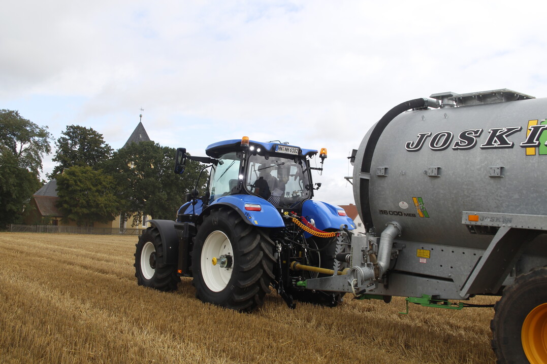 Besonders f�r Biogasanlagen-Betreiber mit Gasaufbereitung ist der Methangas-Traktor interessant.