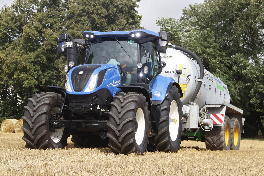 Der neue T6.180 Methane erweitert das New Holland Produktportfolio.
