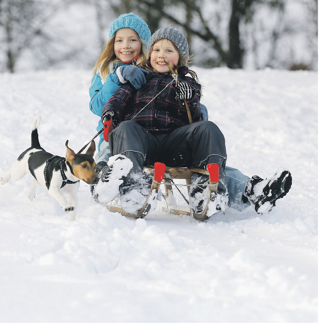 Eine Schneefahrt, die ist lustig, eine Schneefahrt, die ist sch�n..., so k�n-