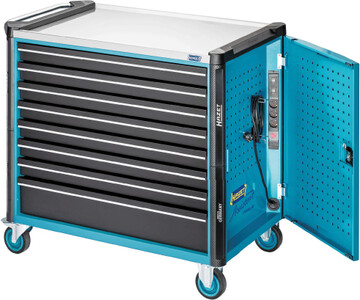 Den Werkzeugwagen Assistent 179�N�XXL gibt es jetzt in extratiefer Ausf�hrung.