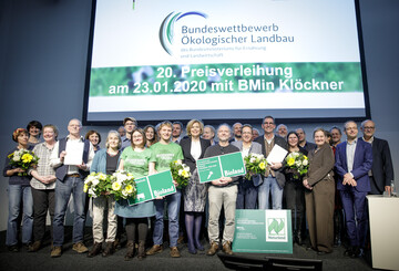 Vorreiter und Vorbild: Die Gewinner des Bundespreises Ökologischer Landbau 2020.