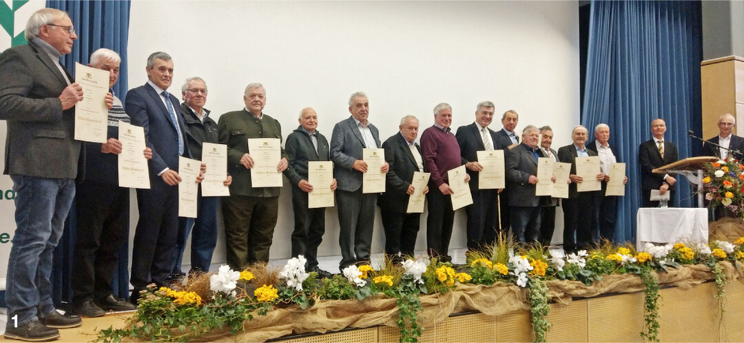 Ihre Meisterpr�fung liegt 50 Jahre zur�ck: Die Goldenen Meister aus dem Gebiet des Bauernverbandes Heilbronn-Ludwigsburg.