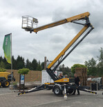Im WFW-Vertrieb gibt es auch Hubarbeitsbühnen. Diese können auch tageweise gemietet werden.