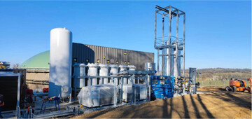 Das ETW Biogasaufbereitungssystem SmartCycle PSA.