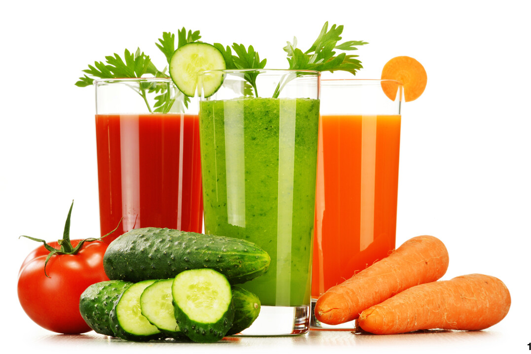 Mit Gem�ses�ften kann beim Heilfasten eine geringe Menge an Kalorien zugef�hrt werden.