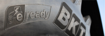 BKT-Reifen die für Elektrofahrzeuge geeignet sind, sind an dem E-Ready-Logo zu erkennen.