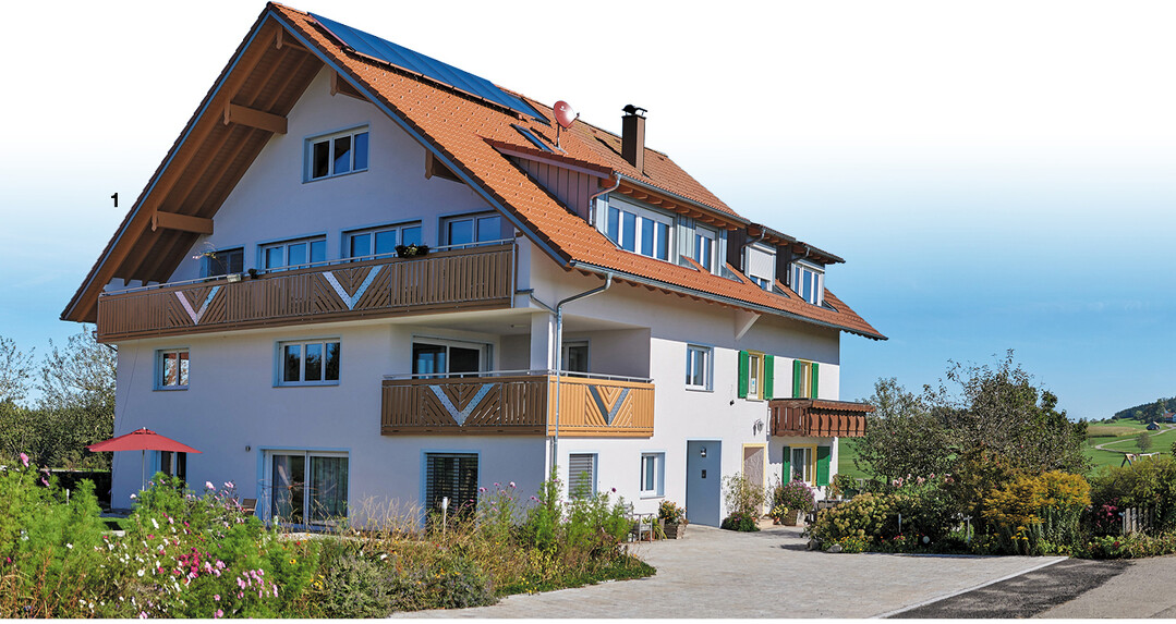 Dort wo einst der Milchviehstall auf dem Kebachhof bei Ki�legg stand, warten nun zwei Ferienwohnungen auf G�ste.