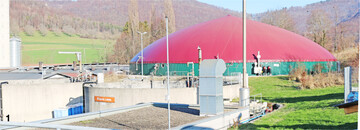 Forschungsbiogasanlage der Universit�t Hohenheim auf dem Unteren LIndenhof.