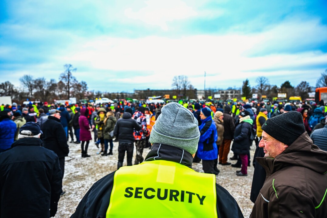 Vom 8. bis 15. Januar 2024 finden in ganz Baden-Württemberg, wie hier in Reutlingen, und bundesweit Proteste und Demonstrationen von Landwirten statt. Hintergrund sind die geplanten Beihilfe-Kürzungen der Bundesregierung.