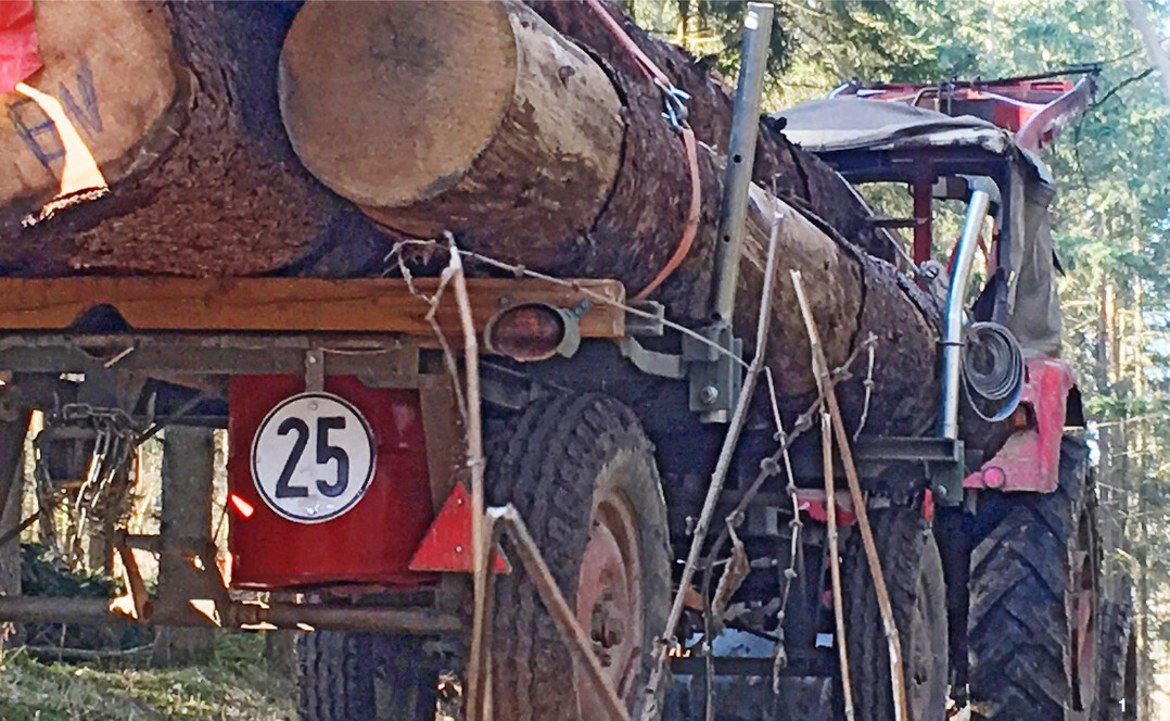 Ein 25-Schild ist entscheidend daf�r, dass der Anh�nger nicht zugelassen werden muss.