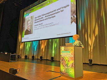 Mit der Politik der neuen US-Regierung d�rfte sich auf den Agrar-Rohstoffm�rkten die Volatilit�t der Preise erh�hen: Damit rechnet die Finanz- und Wirtschaftsexpertin Sandra Navidi in ihrem Gastbeitrag auf dem Unternehmertag.