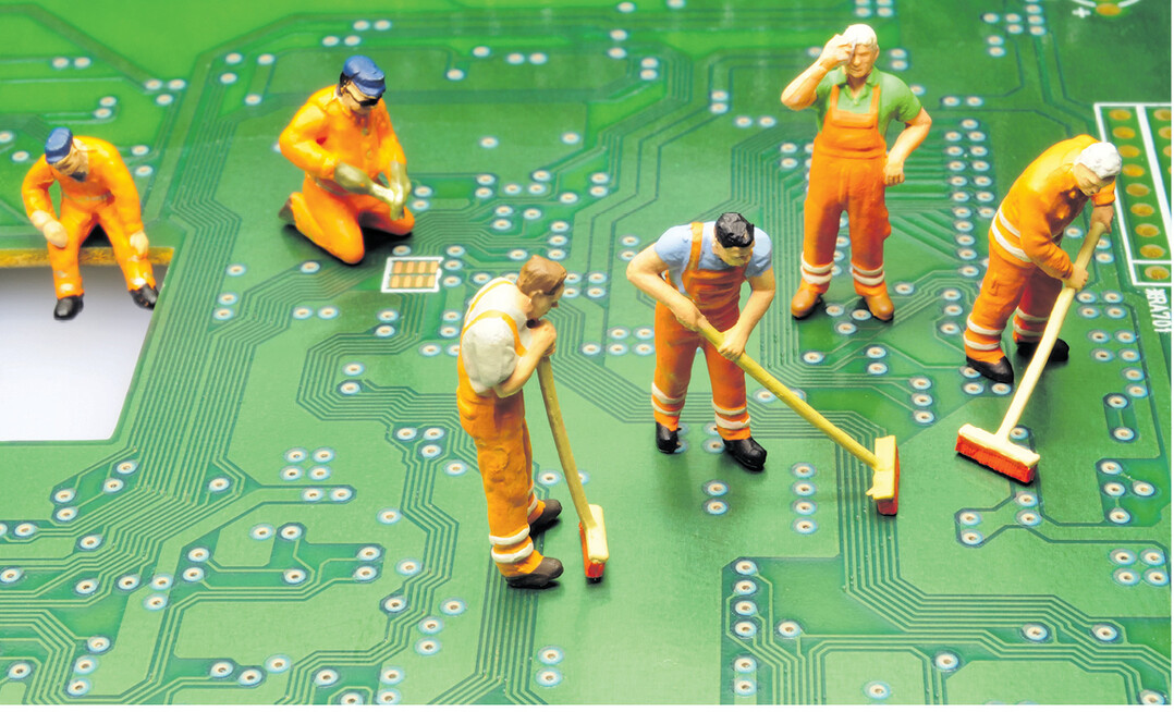 Wenn wir den Computer reinigen, schrubben wir zwar nicht auf Platinen herum, k�nnen aber Maus, Tastatur und Co. wieder auf Vordermann bringen.