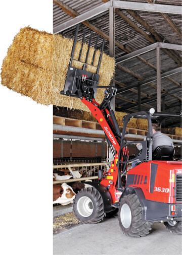 Der 3630 hat eine Hubhöhe von bis zu 3,11 Meter.