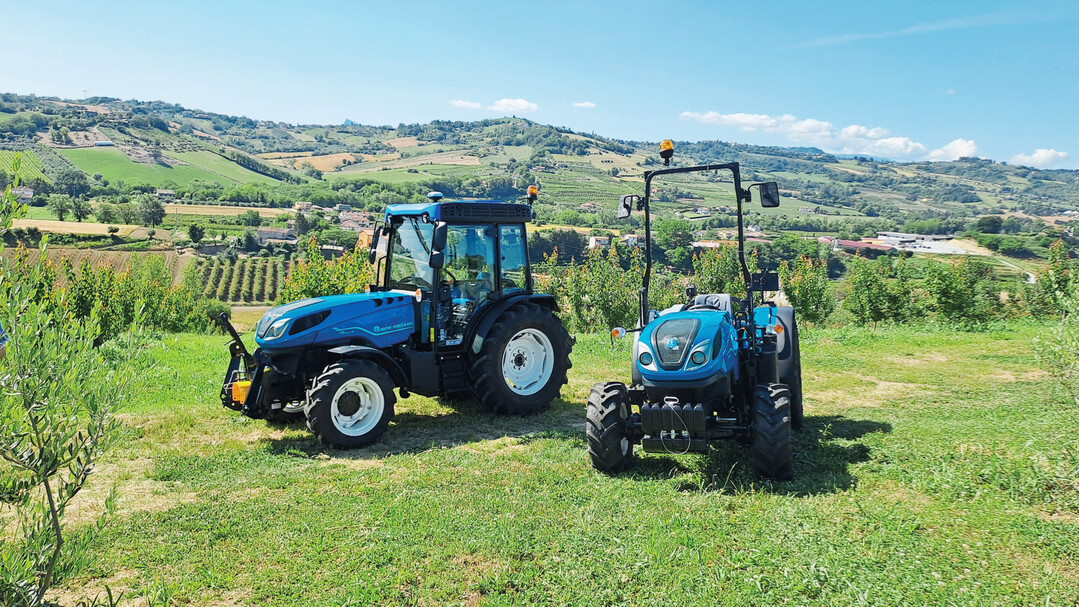 Die T4F S-Traktoren gibt es ab 1,35 Metern Au�enbreite.