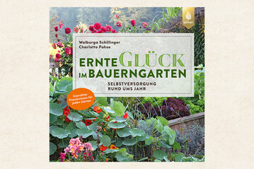 Erntegl�ck im Bauerngarten.