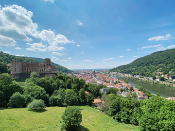 Schloss in Heidelberg.