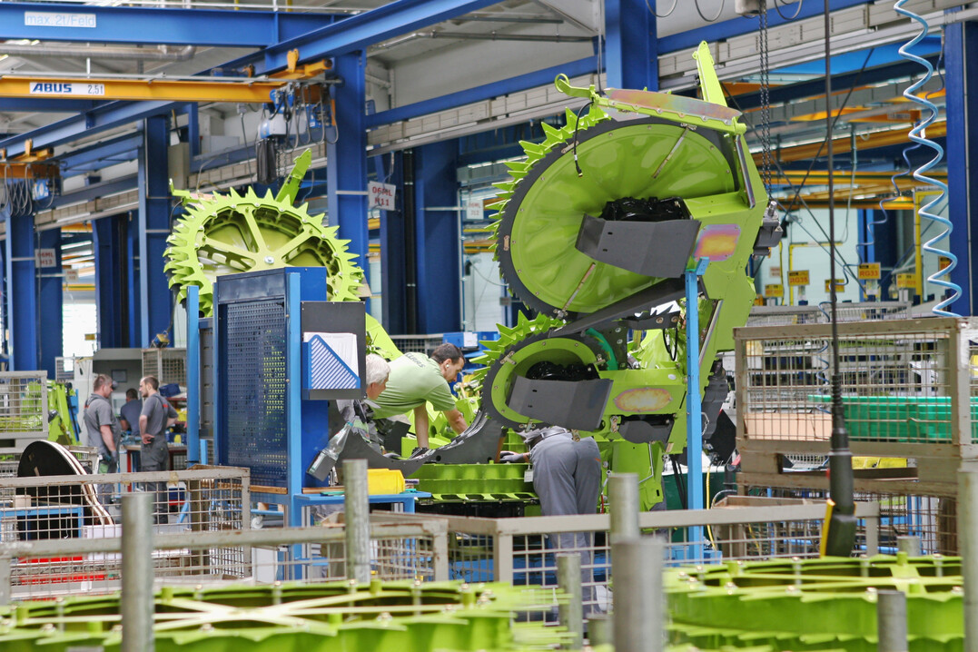 Einblicke in die Landtechnik-Produktion.