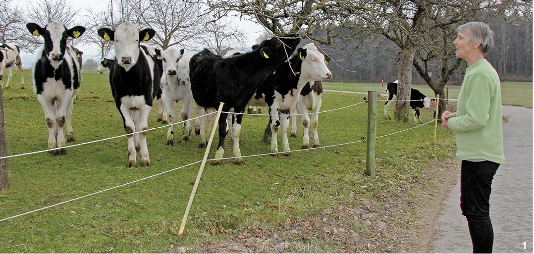 Der Milchviehbetrieb von Fritz und Anne Roth engagiert sich seit der ersten Stunde beim Lernort Bauernhof.