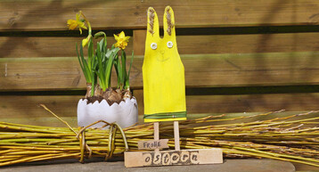 Ostern steht vor der Tür – und wird mit Dekoration und Floristik ins Haus geholt.