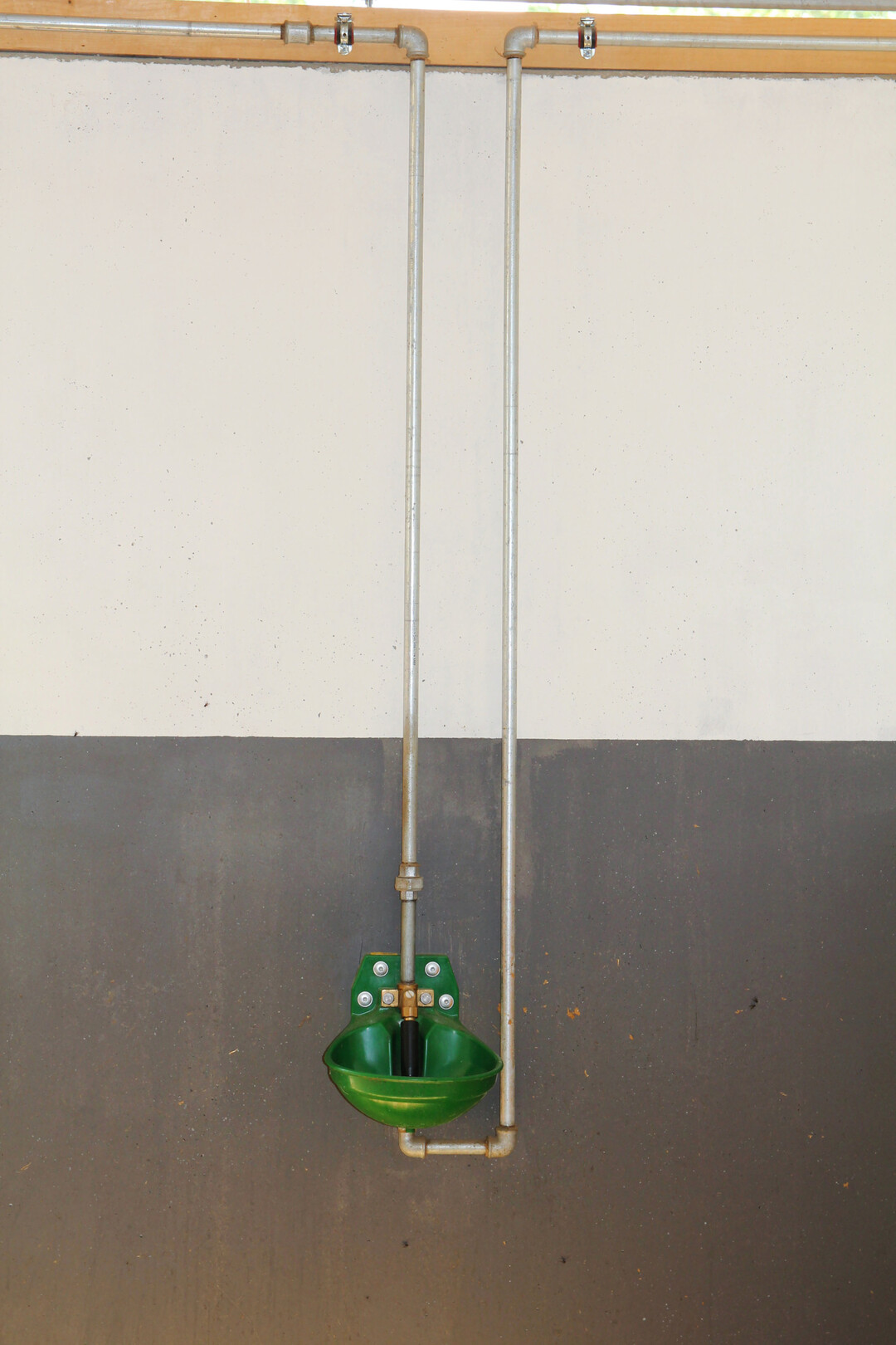 6 Ringleitungen sorgen dafür, dass das Wasser immer zirkuliert. Dadurch werden Ablagerungen in den Rohren reduziert.