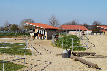 1 Im Gruppenauslauf sollte die Tr�nke abseits von der Futterstelle platziert werden, aber gleichzeitig nicht zu weit weg.