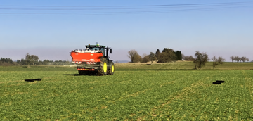 �berpr�fung der Querverteilung mit Streuschalen