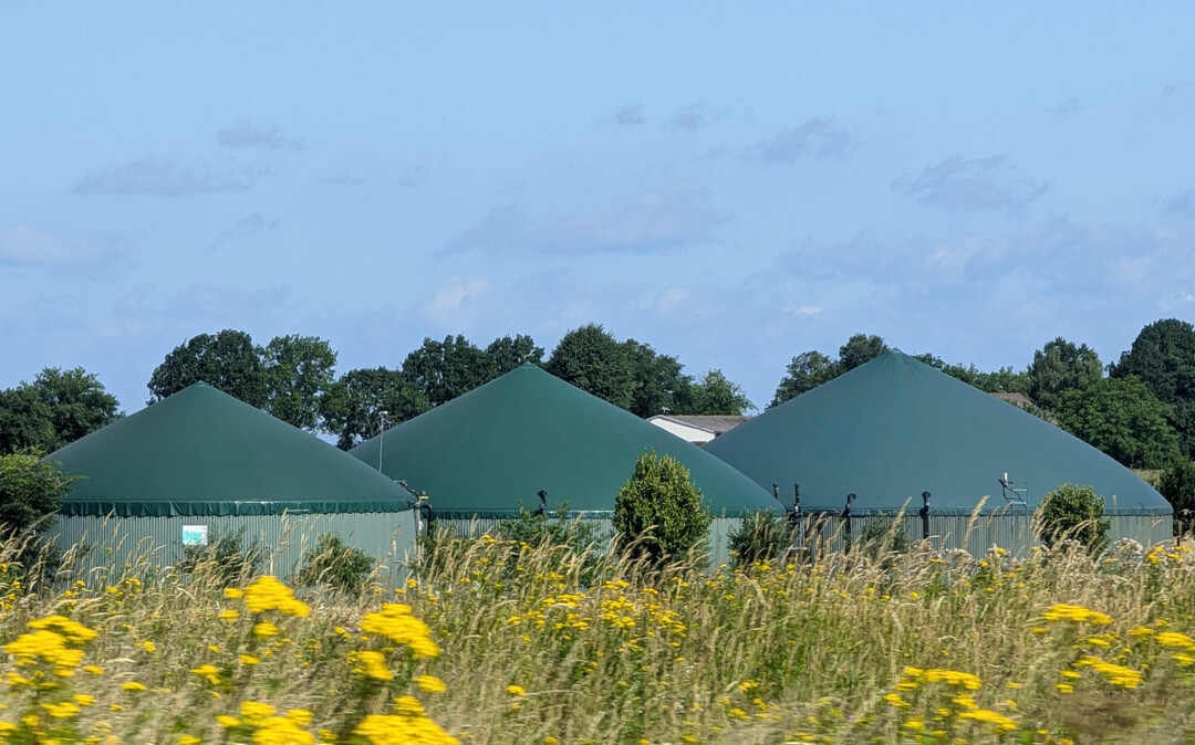 Biogasanlage in Baden-Württemberg.