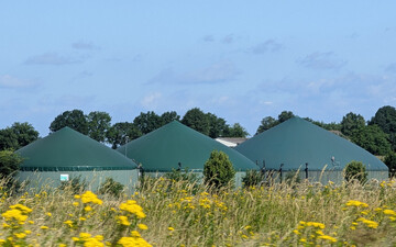 Biogasanlage in Baden-W�rttemberg.