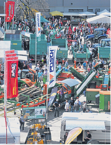 Weiter im Aufwind: Erstmals beschicken rund 300 Aussteller die Forst live.