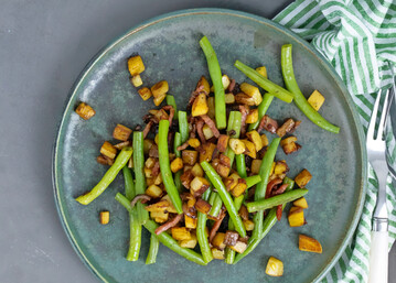 Kartoffel-Bohnen-Pfanne