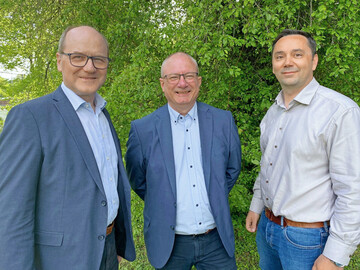 Die SZV-Führung, von links: Hans-Benno Wichert, Claus Holmgaard und Dr. Raffael Wesoly.