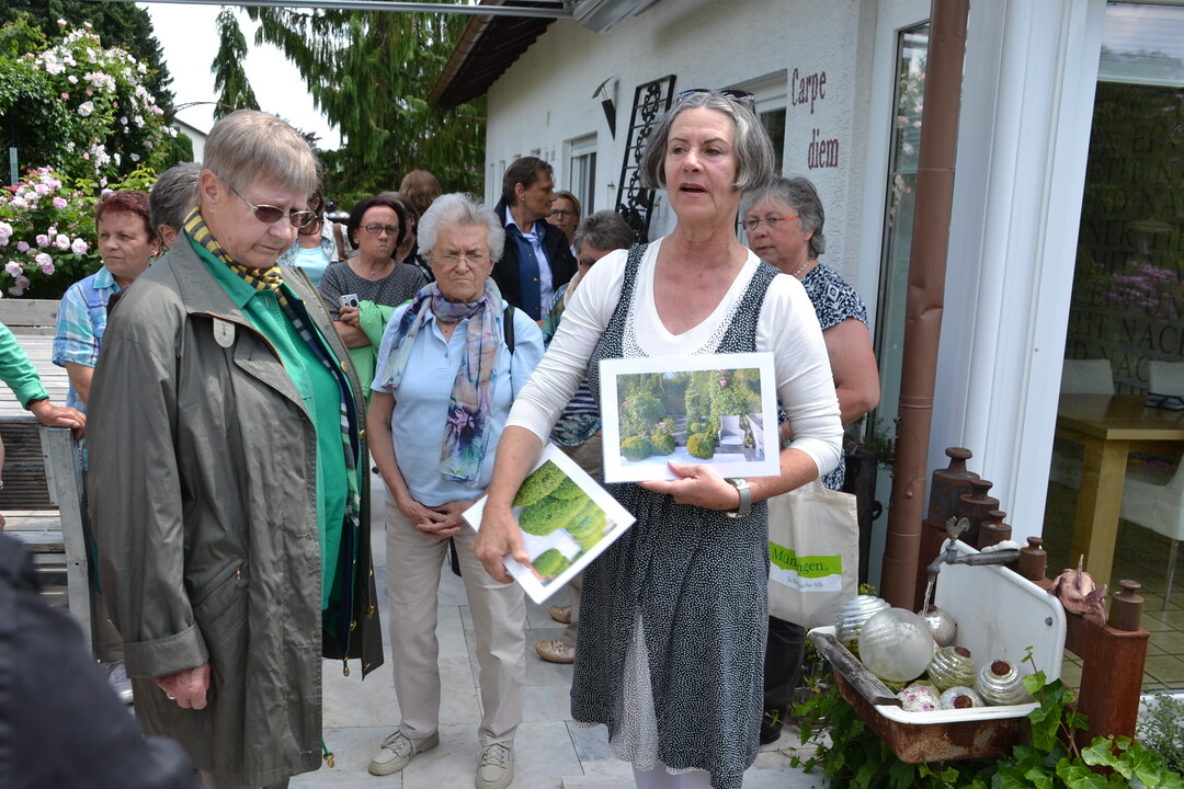 Gartenfahrt 19.6.2015 Garten Elsbeth Mayer Bad Urach-Wittlingen