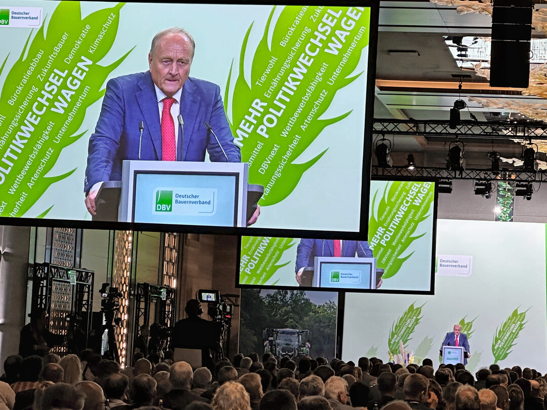 Grundsatzrede von Joachim Rukwied, Präsident im Deutschen Bauernverband, beim Deutschen Bauerntag 2025.