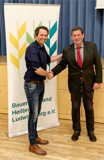 F�hrungswechsel: Stefan Kerner (l.) folgt auf Eberhard Zucker.