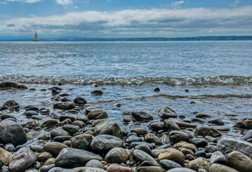 Unterwegs am Bodenseeufer.