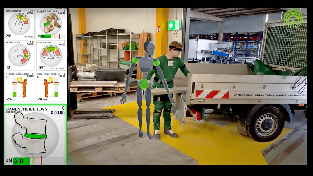 Richtiges Heben und Tragen entlastet den Rücken.