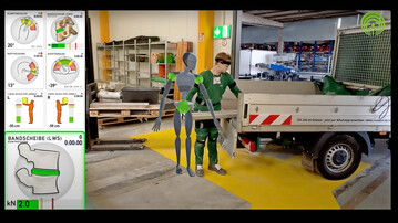 Richtiges Heben und Tragen entlastet den R�cken.