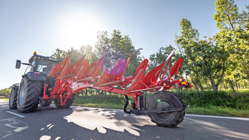 Der neue Master M ist schnell von Arbeits- in Transportstellung gebracht.