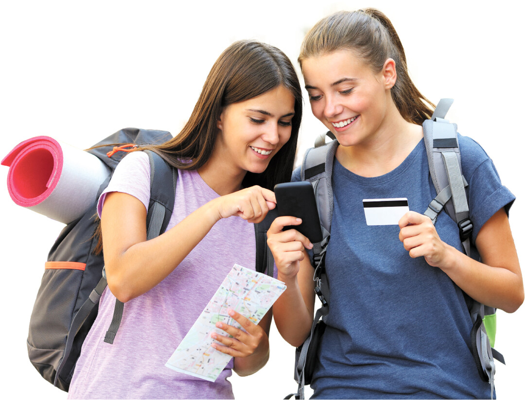 Eine Weltreise muss gut geplant werden.