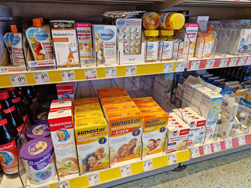 Die Auswahl an Nahrungsergänzungsmitteln für Kinder ist groß.