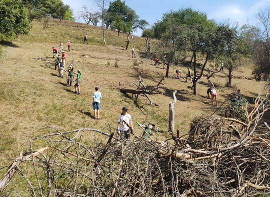 �kologisches Zeltlager des Bund Naturschutz. 