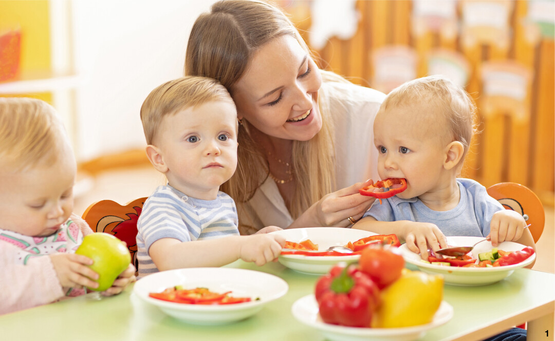 Ern�hrungsbildung beginnt von klein an.