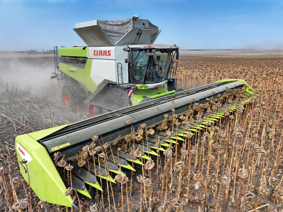 Claas stellt drei neue Sunspeed-Pflückvorsätze mit 7,50 bis 11,90 Meter Arbeitsbreite vor.