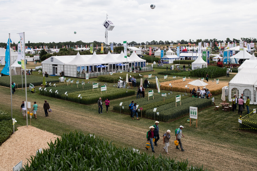 Ausstellungsgel�nde der DLG-Feldtage 2018 in Bernburg.