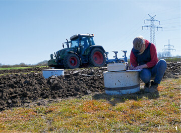 Die CO-Emissionen wurden mit statischen Messkammern direkt auf den Versuchsflächen gemessen.
