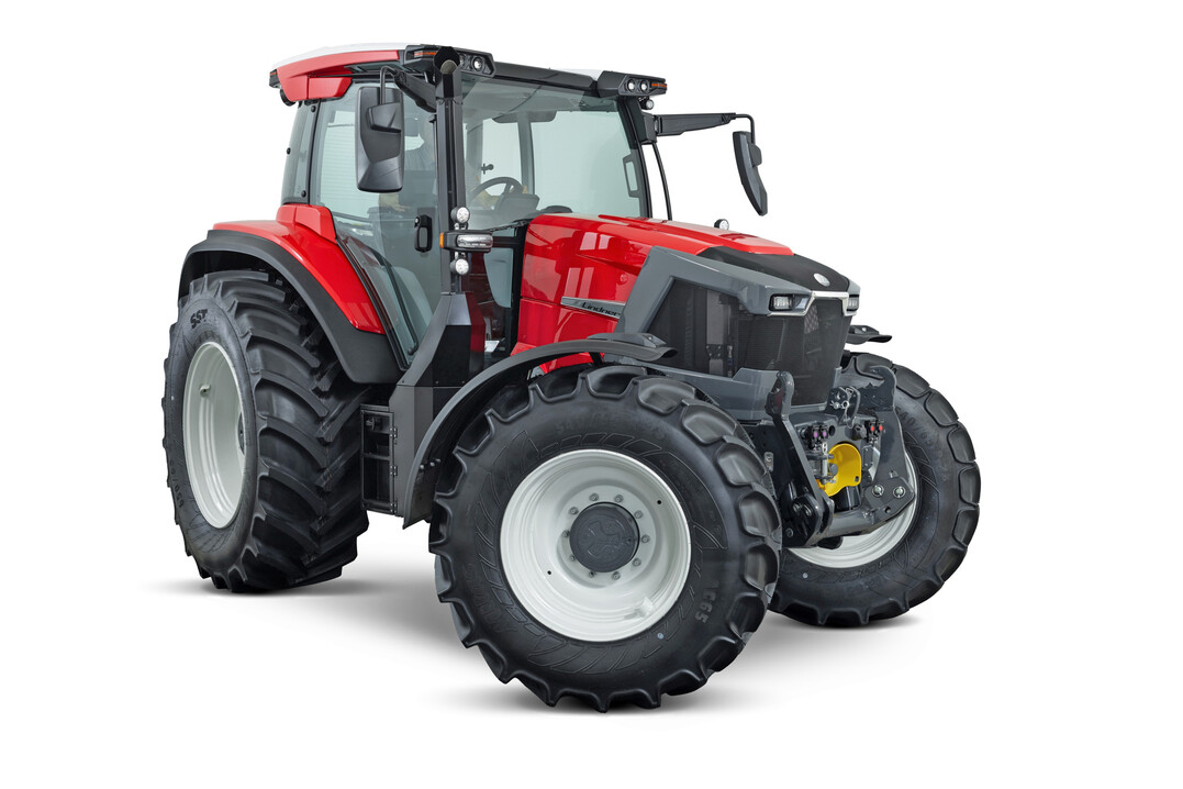 Der Lintrac 160 LDrive hat serienmäßig eine Vierrad-Lenkung.