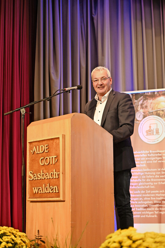 Michael Falk stellte sich bei der Mitgliederversammlung als neuer Gesch�ftsf�hrer von Badens Brennern vor.