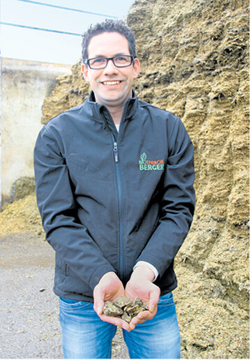 Mit Zuckerr�ben im G�rsubstrat produziert Marc Berger mehr Gas und senkt den Trockensubstanzgehalt der G�rreste.