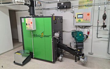 So eine Feuerungsanlage f�r Holzhackschnitzel l�uft vollautomatisch.